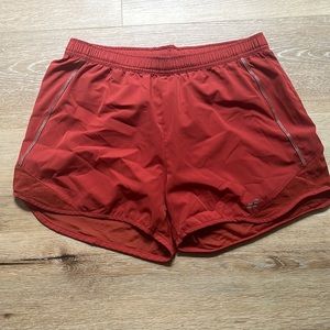 Red/ orange athletic shorts